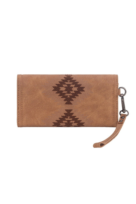 Womens Wrangler Harper Aztec Wallet - Beige or Tan