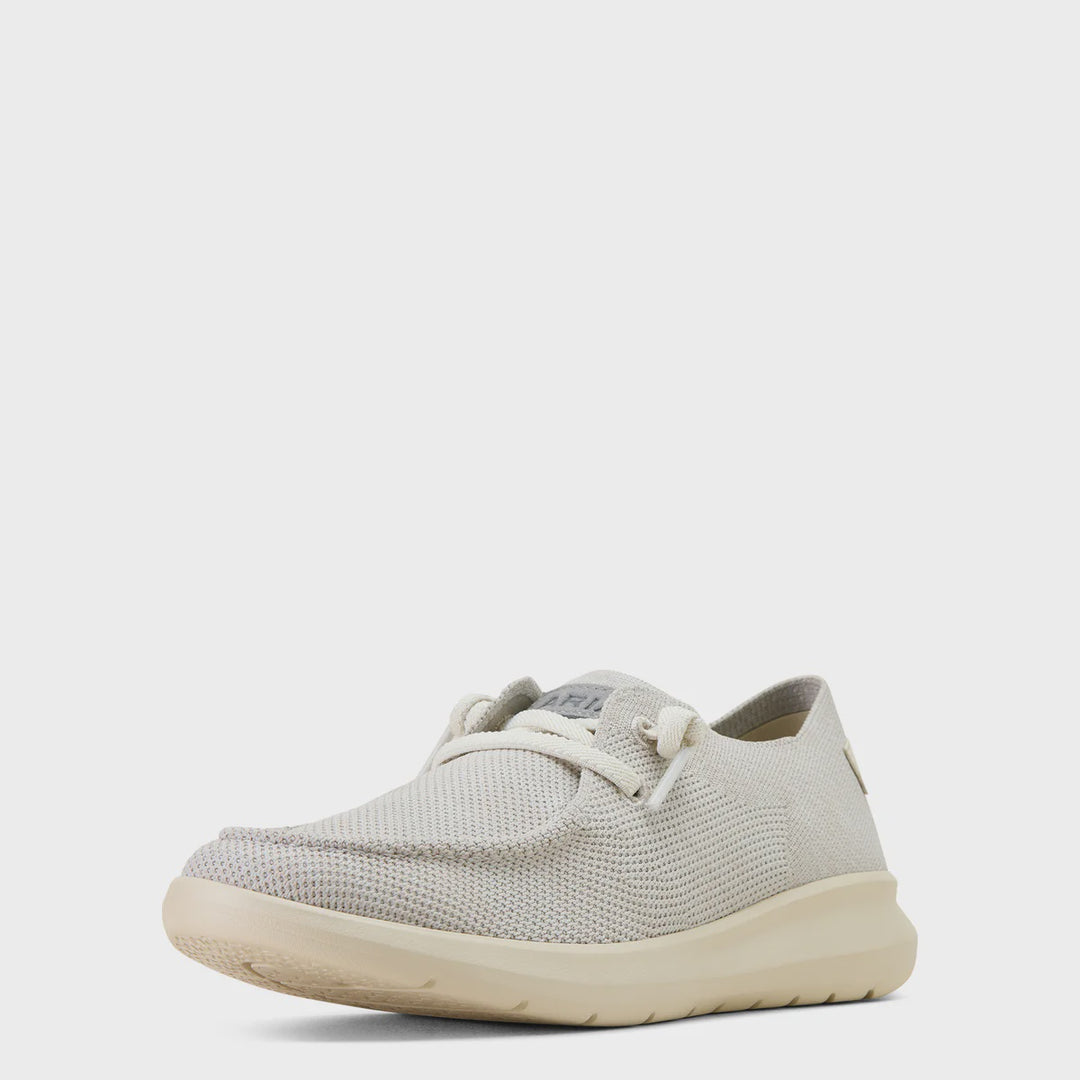 Womens Ariat Hilo Slip on Shoe - Light Grey Knit