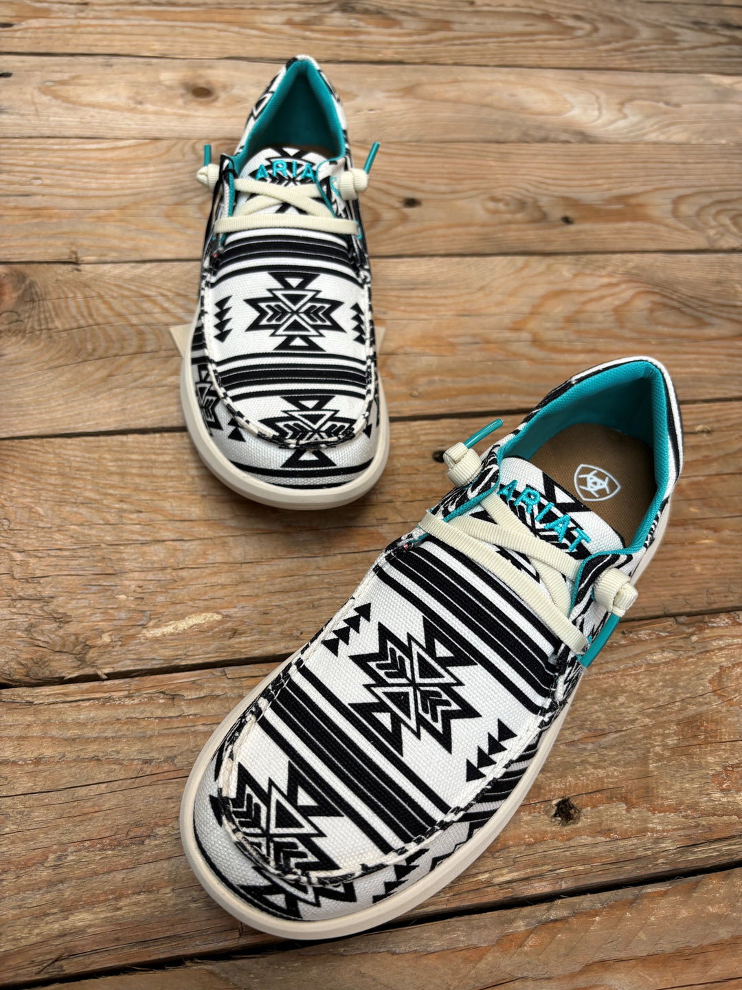 Womens Ariat Hilo Stark Southwest Print Slip on Shoe (6998478618701)