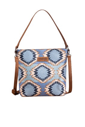 Womens Wrangler Inez Shoulder Bag - Blue or Natural