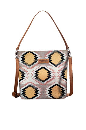 Womens Wrangler Inez Shoulder Bag - Blue or Natural