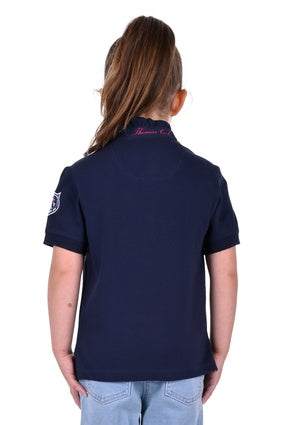 Girls Kids Thomas Cook Iona Polo Shirt - Navy (6894256914509)