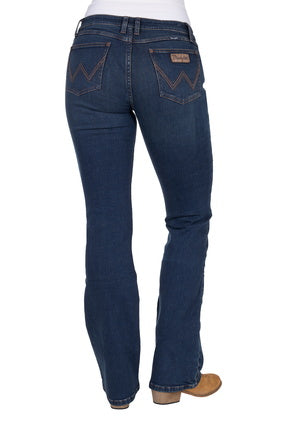 Womens Wrangler Jane Mae Jeans - Dark Indigo (7553565327437)