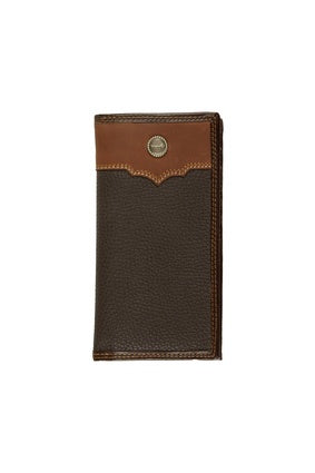 Mens Wrangler Johnny Rodeo Wallet - Dark Tan (7441199497293)