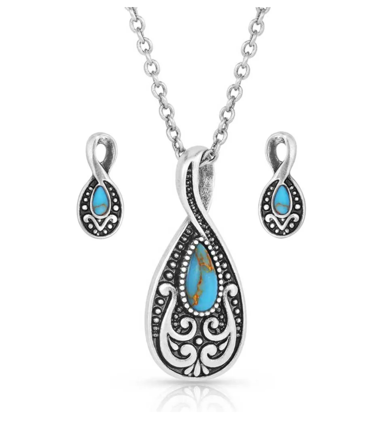 Montana Silver 'Western Tradition' Teardrop Jewellery Set (7349425242189)