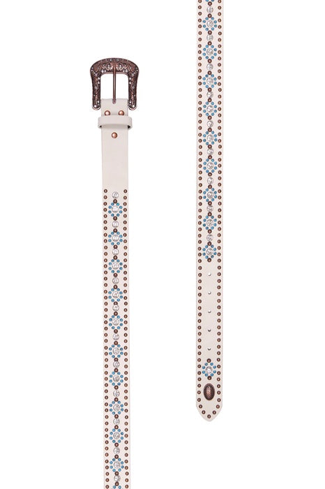 Womens Pure Western Katina Belt - Stone