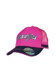 Kids Wrangler Marina Trucker Cap - Navy / Pink (7549447635021)