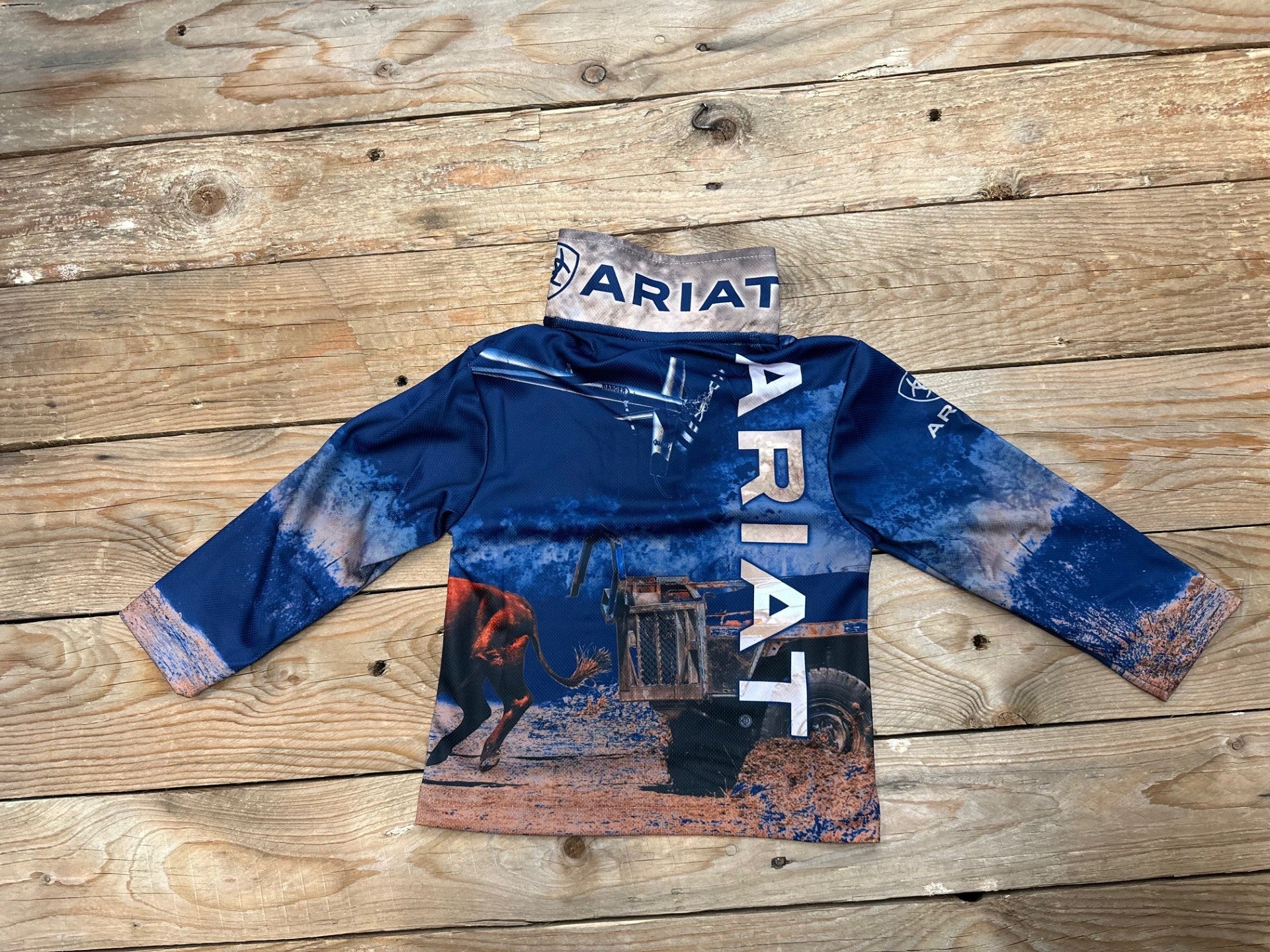 Kids Ariat Fishing Shirts - Bullcatcher (7324511797325)