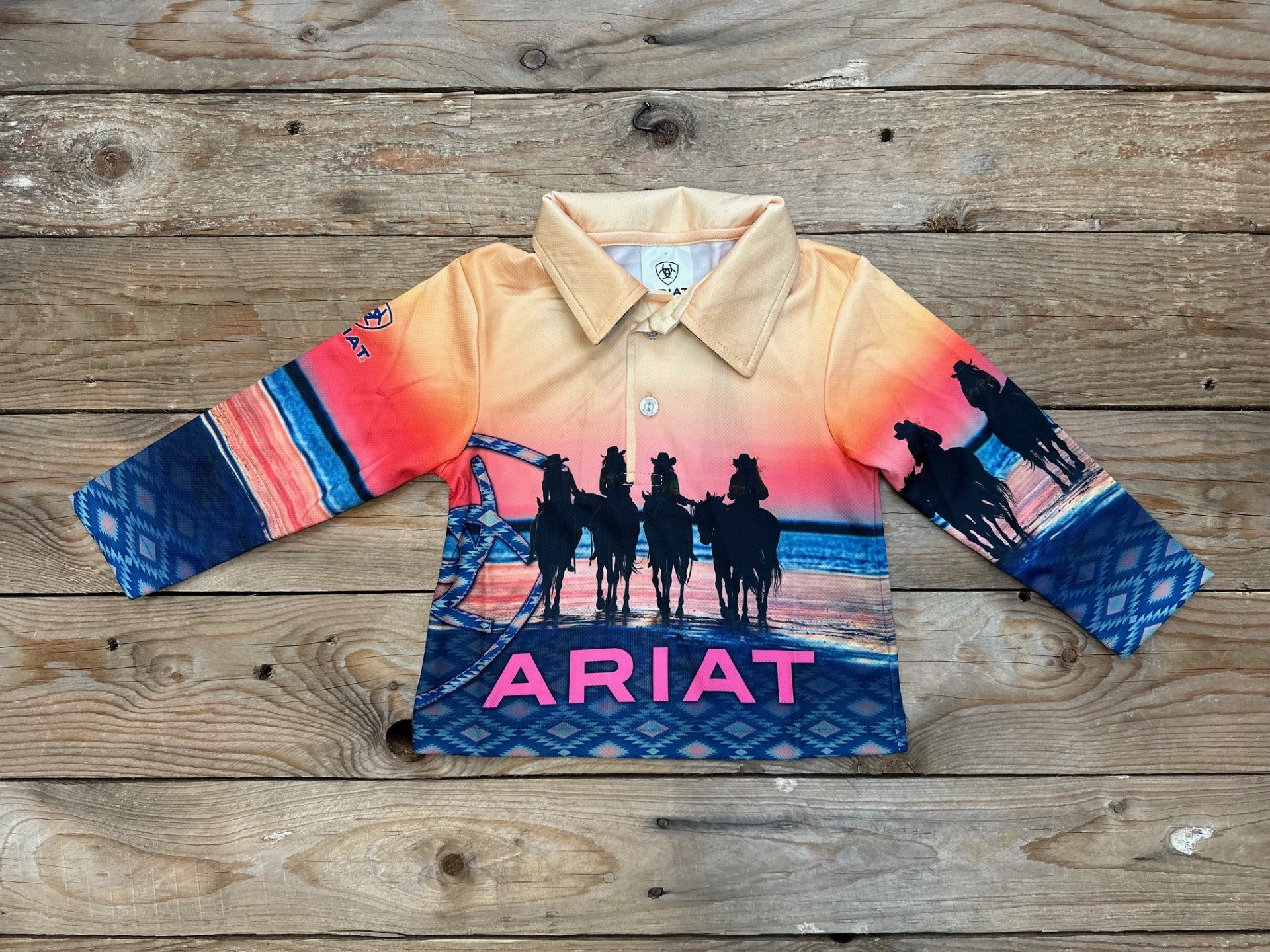 Kids Ariat Fishing Shirt - Coastal Cowgirls (7324511699021)