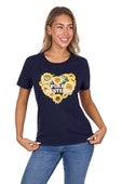 Womens Pure Western Marissa Short Sleeve Tee Tshirt - Navy