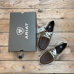 Womens Ariat Hilo Shore Slip on Shoe - Brown Bomber