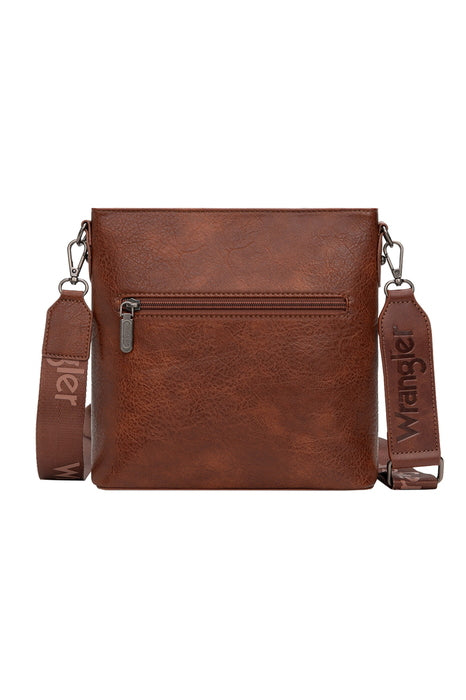Wrangler Lana Aztec Print Crossbody Bag - Black or Tan