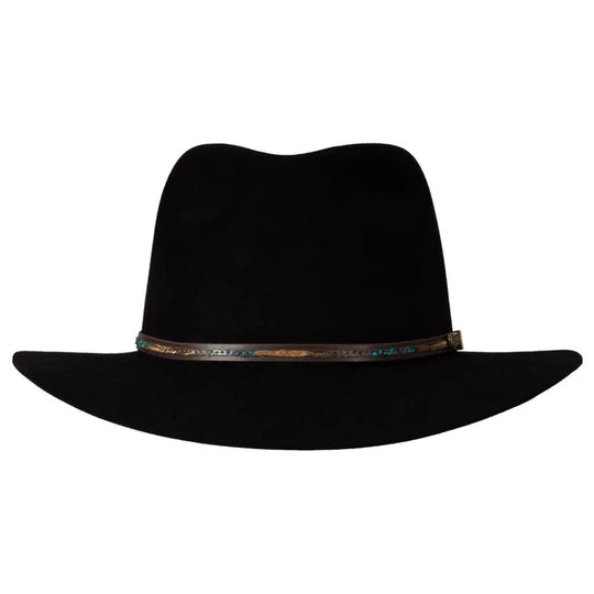 Akubra Hat Leisure Time - Black (7339303174221)
