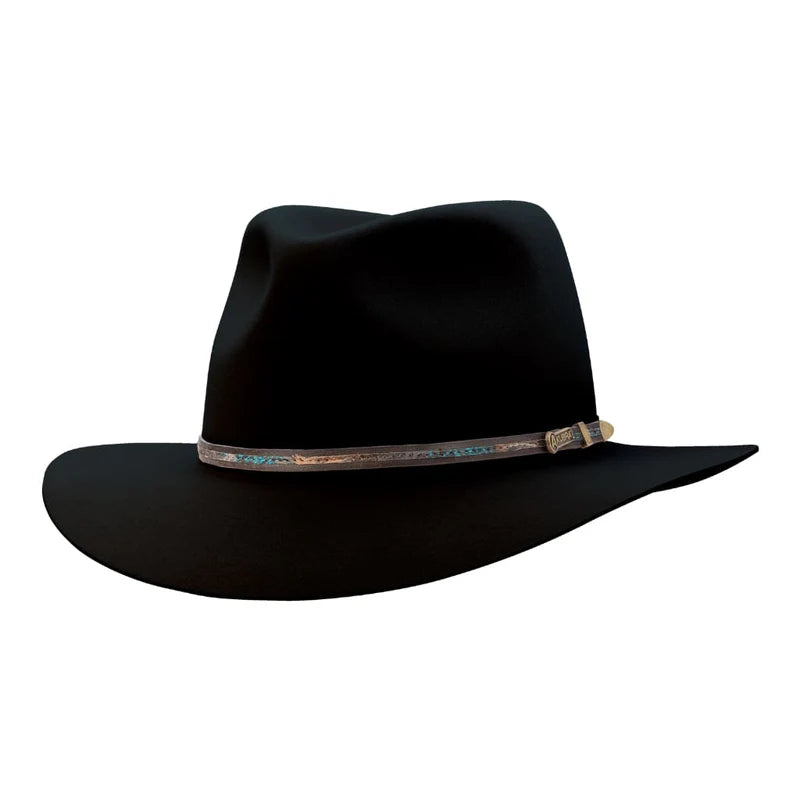 Akubra Hat Leisure Time - Black (7339303174221)