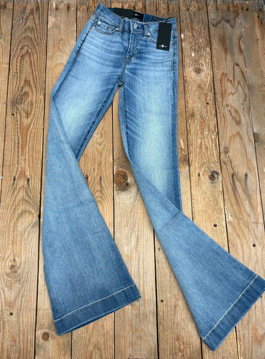 Womens 7 for All Mankind Dojo Jean - 34 Leg - Authentic Light Update