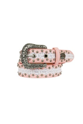 Kids Pure Western Lilly Belt - Pink (7328058769485)