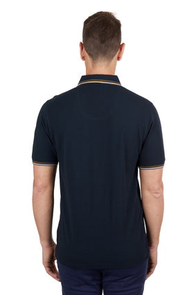 Mens Thomas Cook Logan Tailored Polo - Navy (7351243702349)