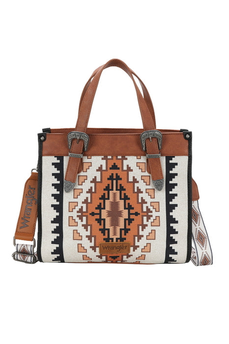 Wrangler Lucia Buckle Handle HandBag - Blue or Tan