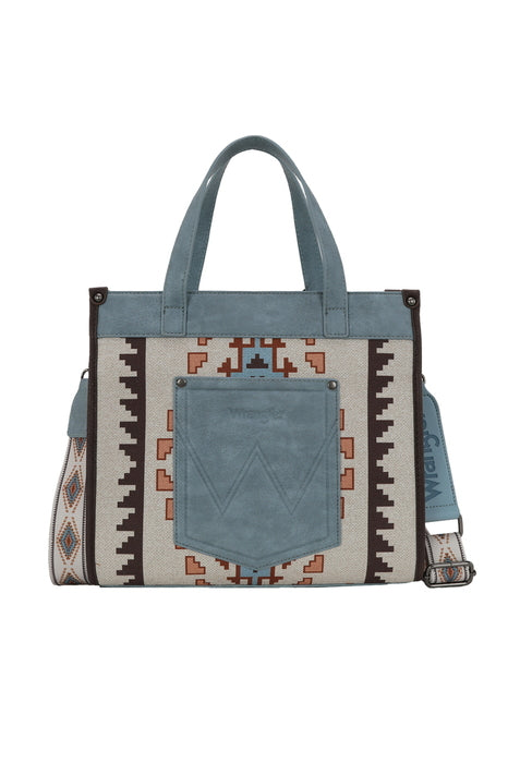 Wrangler Lucia Buckle Handle HandBag - Blue or Tan