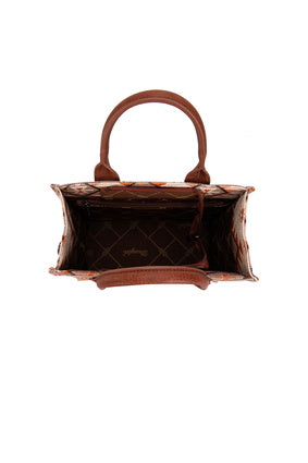 Womens Wrangler Macy Aztec Crossbody Bag Small Tote - Blue Coral or Tan