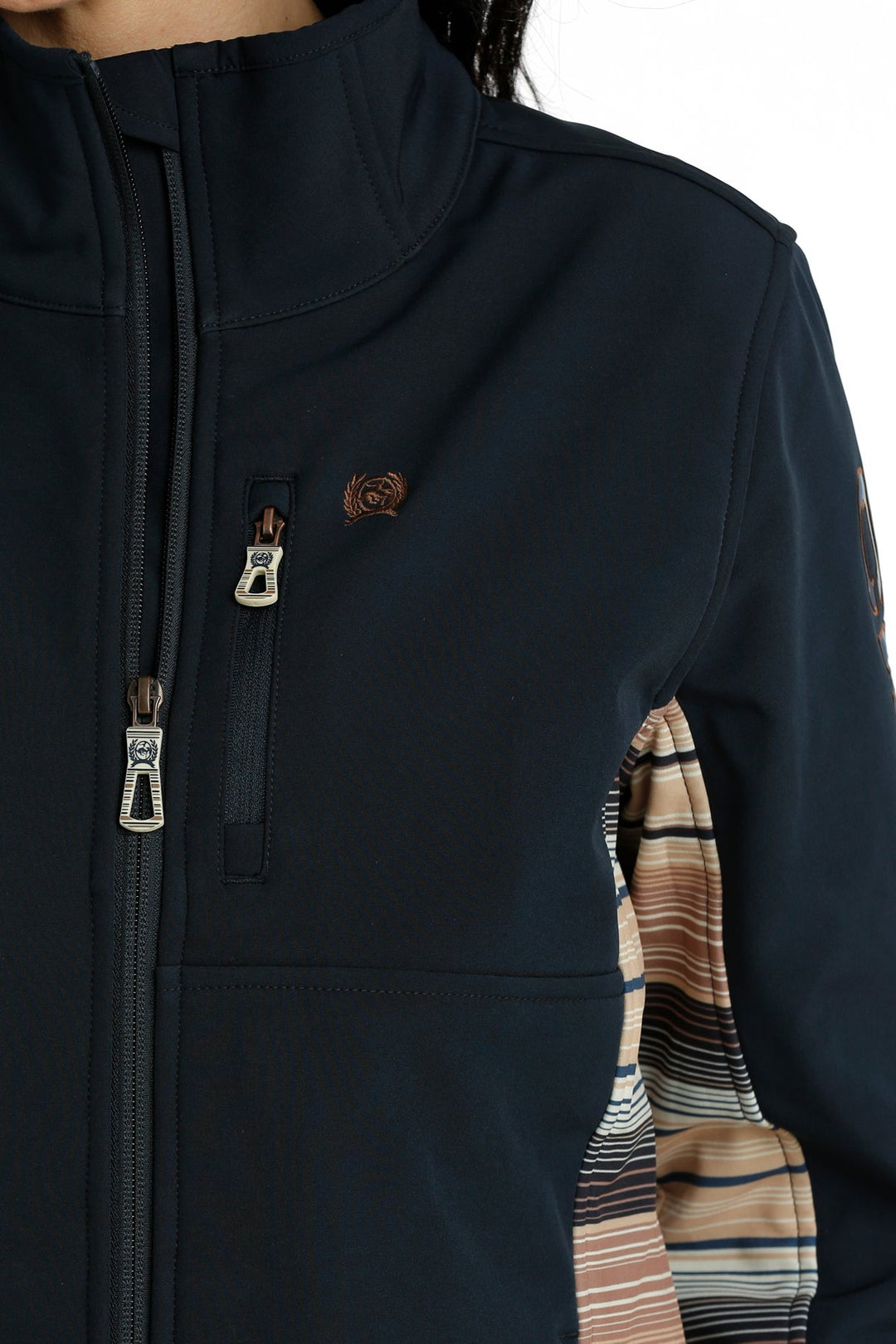 Ladies Cinch Concealed Carry Bonded Jacket - Navy (7012105486413)