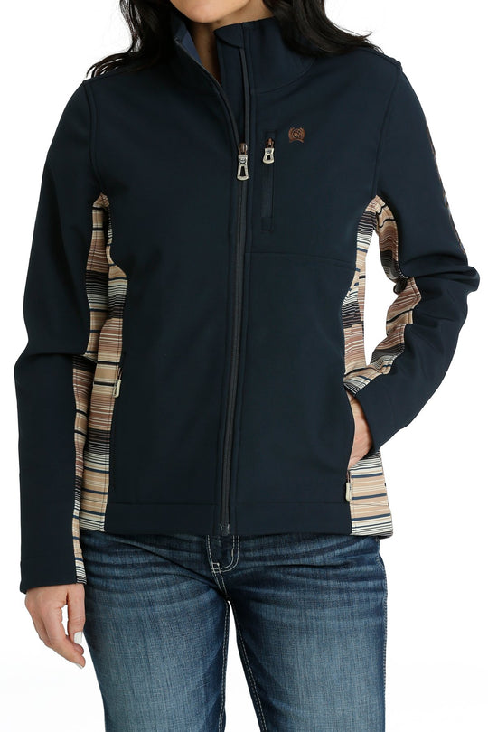 Ladies Cinch Concealed Carry Bonded Jacket - Navy (7012105486413)