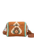 Wrangler Maya Aztec Crossbody Bag - Tan or Blue (7497067495501)