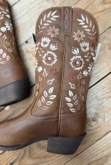Womens Ariat Heritage Meadow R Toe Boot - Toasty Tan