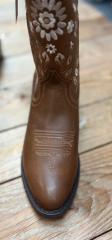 Womens Ariat Heritage Meadow R Toe Boot - Toasty Tan