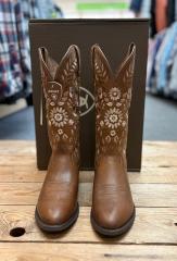 Womens Ariat Heritage Meadow R Toe Boot - Toasty Tan