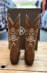 Womens Ariat Heritage Meadow R Toe Boot - Toasty Tan