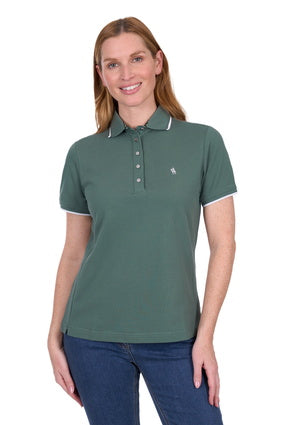 Women's Thomas Cook  Michelle Short Sleeve Polo - Khaki