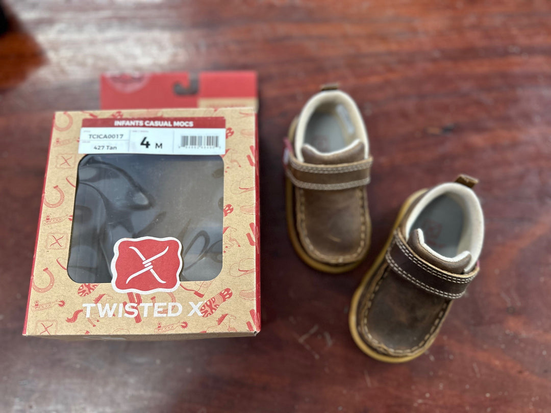 Infant Twisted X Casual Moc - Tan