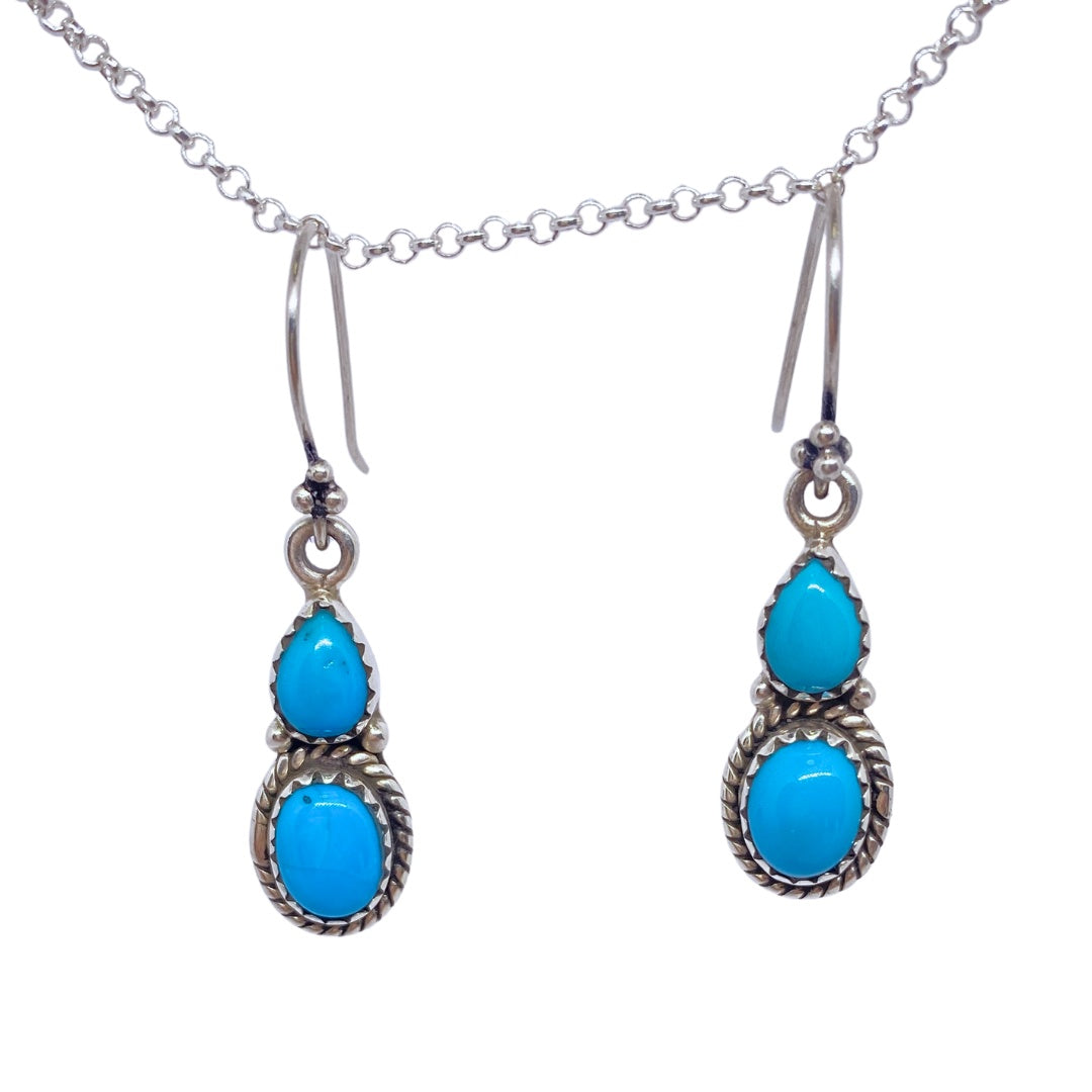 Wild Brumby Co - Turquoise Mountain Droplet Earrings
