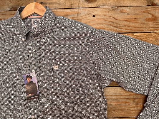 Mens Cinch Multi Print Button Down Shirt - Multi (7349377597517)