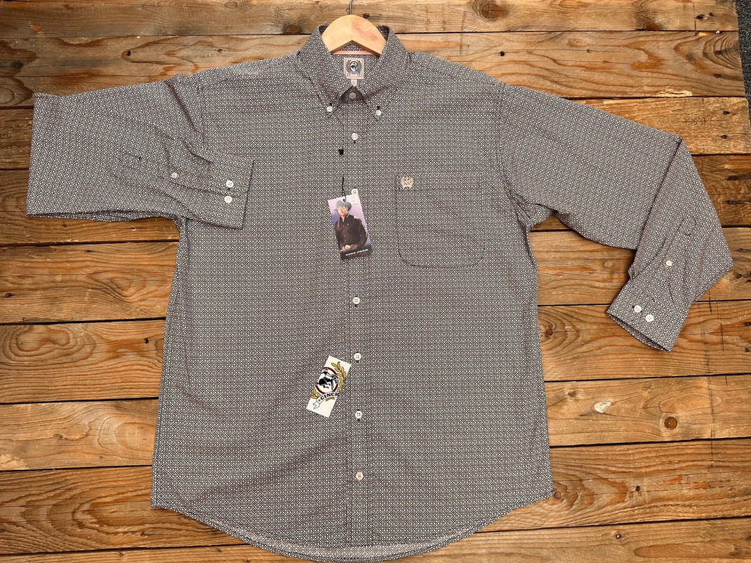 Mens Cinch Multi Print Button Down Shirt - Multi (7349377597517)