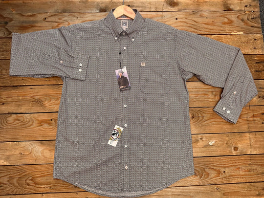 Mens Cinch Multi Print Button Down Shirt - Multi (7349377597517)
