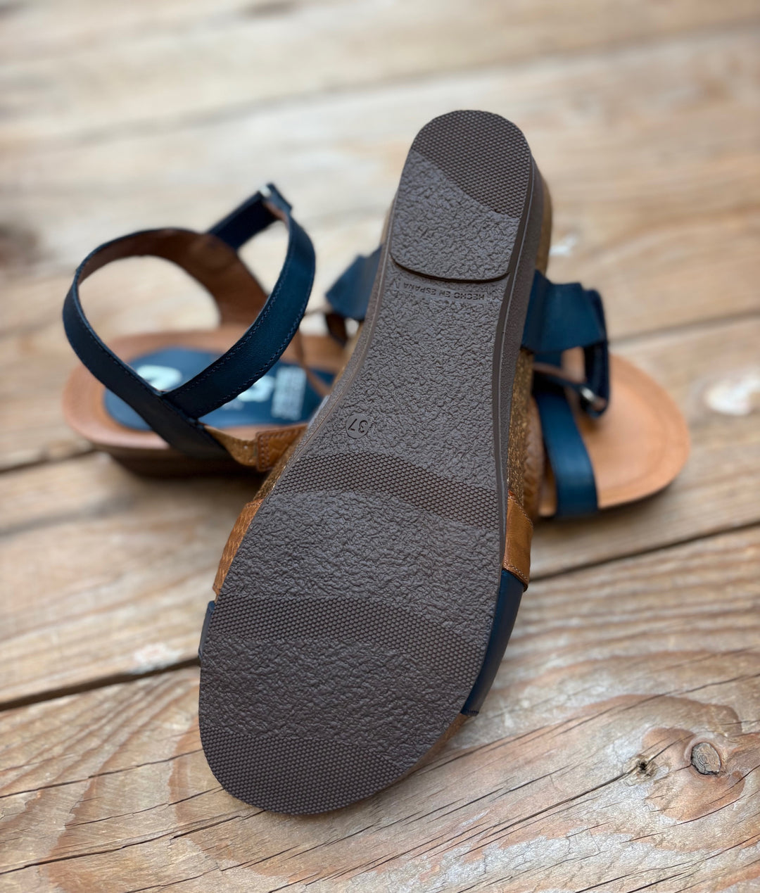 Womens Zeta Onyx Sandal - Vaq. Marino-B / Weave Cuero