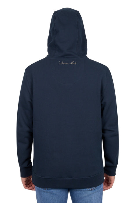Mens Thomas Cook Heritage Oval Hoodie Pullover Jumper - Navy