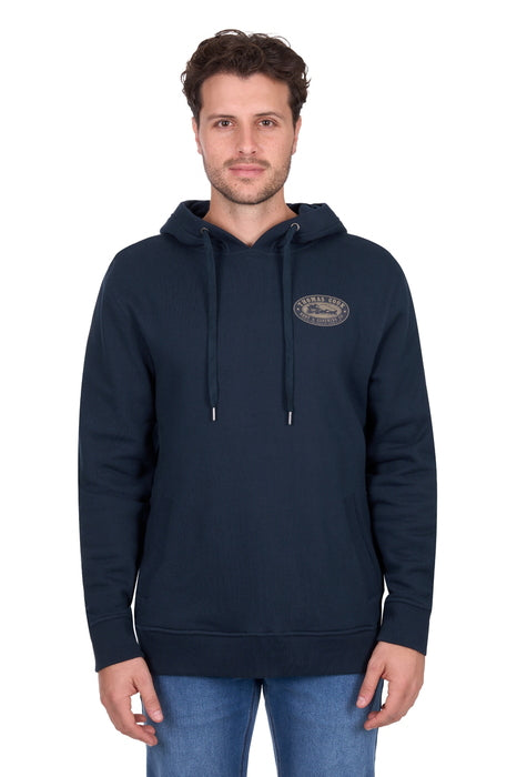 Mens Thomas Cook Heritage Oval Hoodie Pullover Jumper - Navy