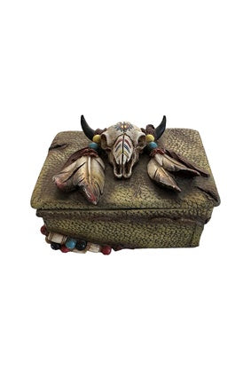 Pure Western Steer Head Jewellery Box (7131626012749)
