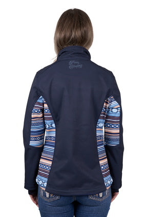 Womens Pure Western Misha Softshell Jacket - Navy (7472652714061)