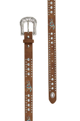 Kids Pure Western Nancy Belt - Tan (7442010308685)