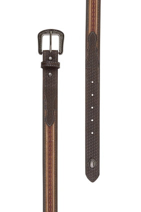 Kids Pure Western Oscar Belt - Choc / Tan (7442010341453)