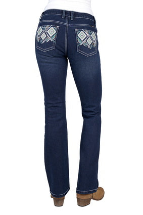 Womens Pure Western Meg Boot Cut Jean - 32 Leg (7548959490125)