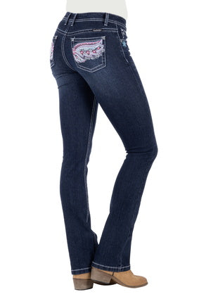 Womens Pure Western Odelia Boot Cut Jean - 34 Leg (6895068971085)