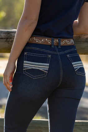 Womens Pure Western Ida High Rise Bootcut Jean - 34 Leg (7547307622477)