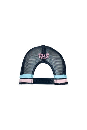 Womens Wrangler Penelope High Profile Trucker Cap - Navy