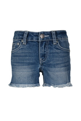 Girls Pure Western Peyton Shorts - Retro Blue (7327998967885)