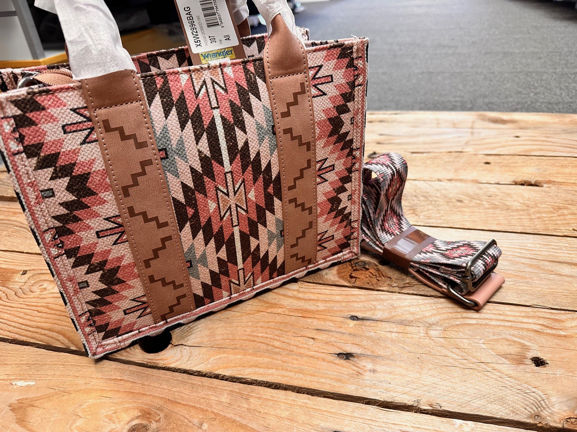 Wrangler Phoenix Crossbody Bag - Pink or Tan (7497067593805)